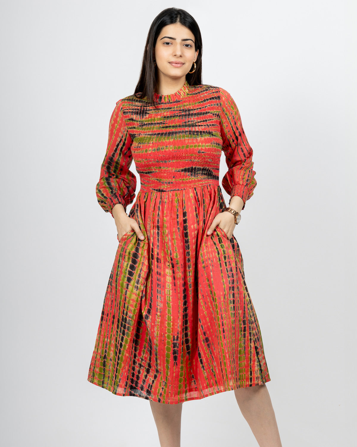 ROSALINE TYE N DYE DRESS