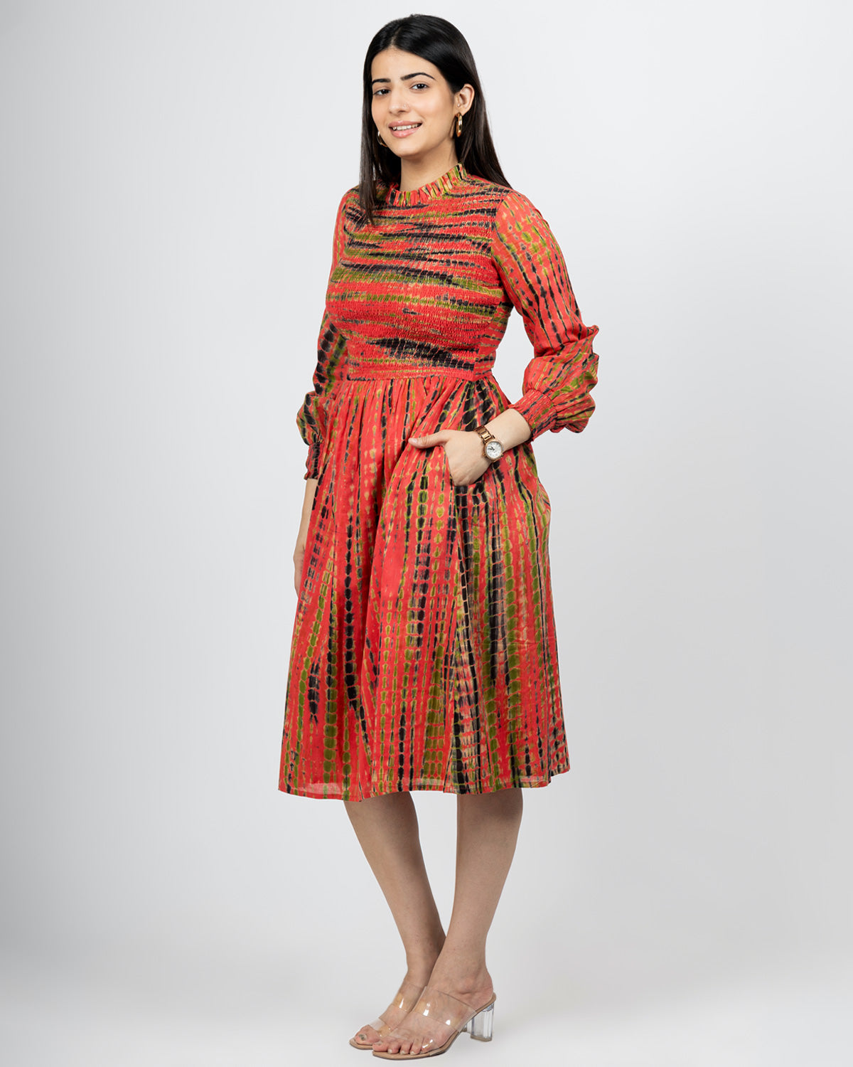 ROSALINE TYE N DYE DRESS