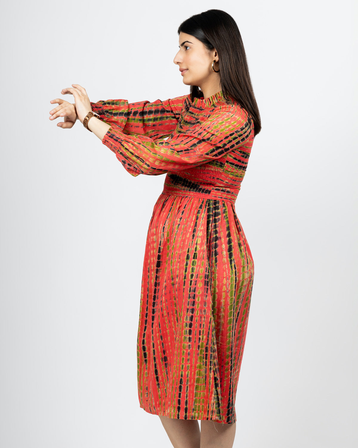ROSALINE TYE N DYE DRESS