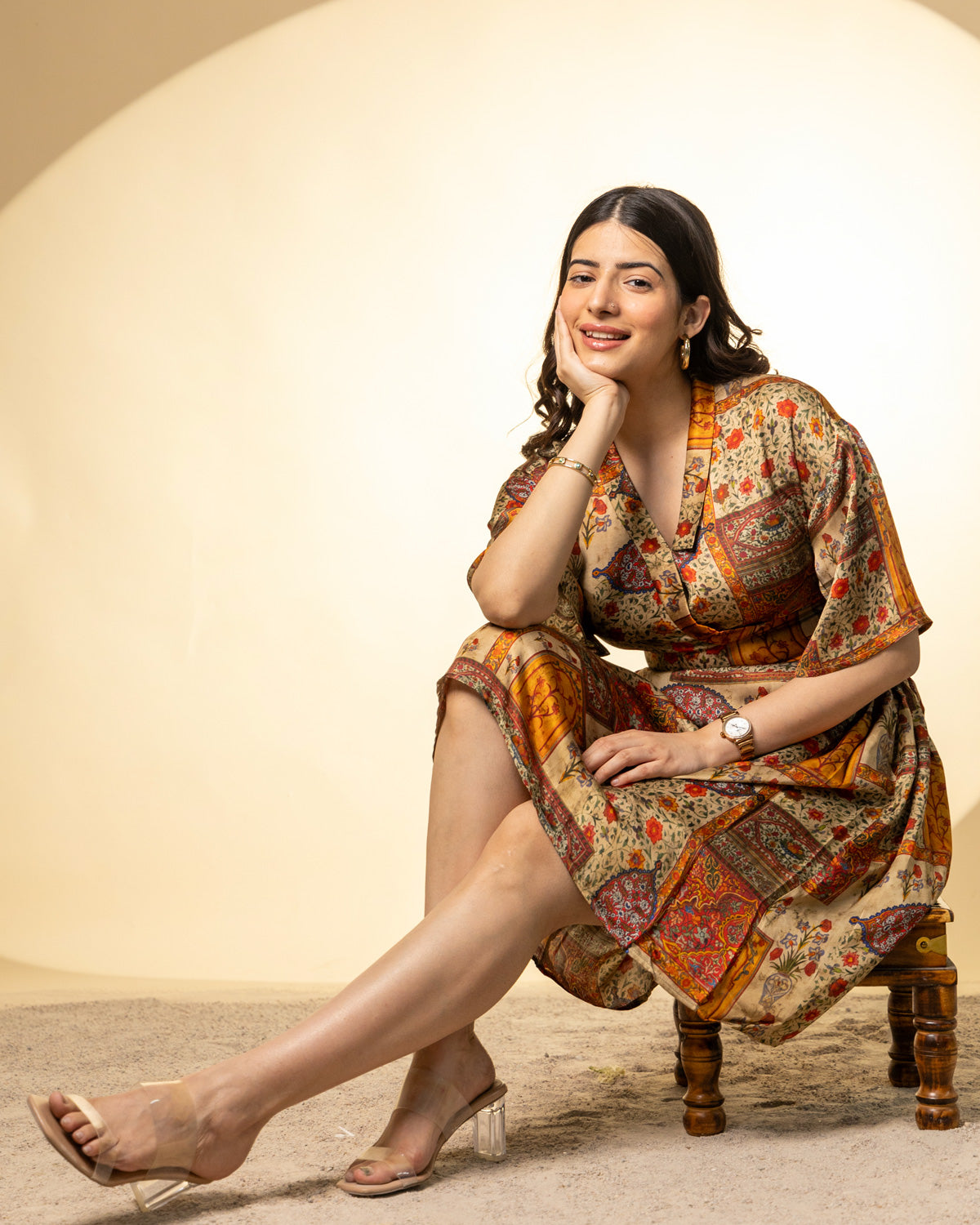 MOSAIC PRINT DRESS
