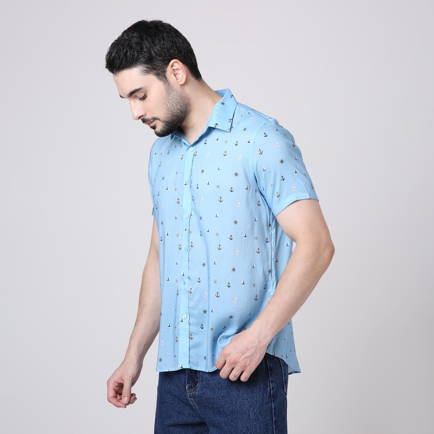 NAUTICAL PRINT SHIRT