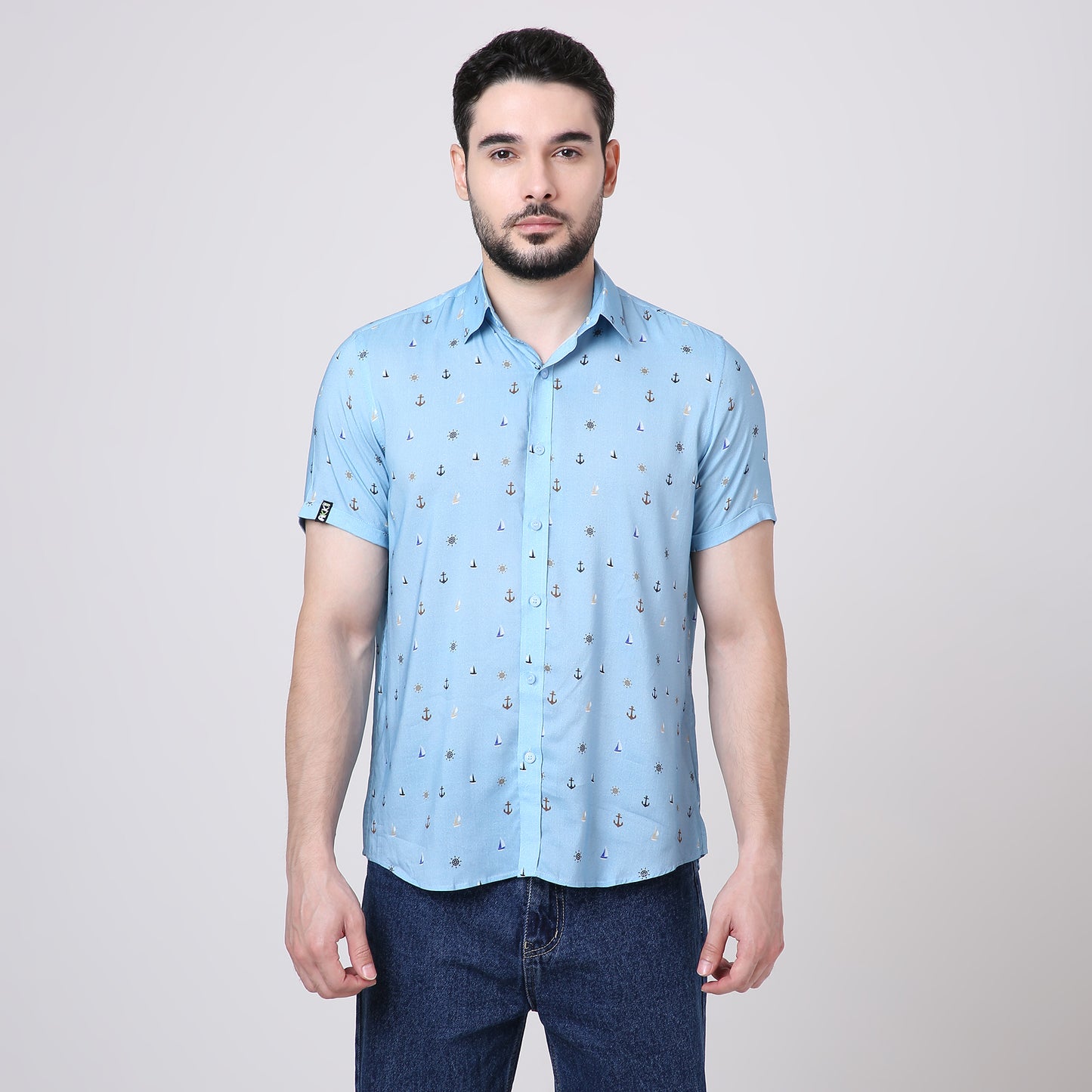 NAUTICAL PRINT SHIRT
