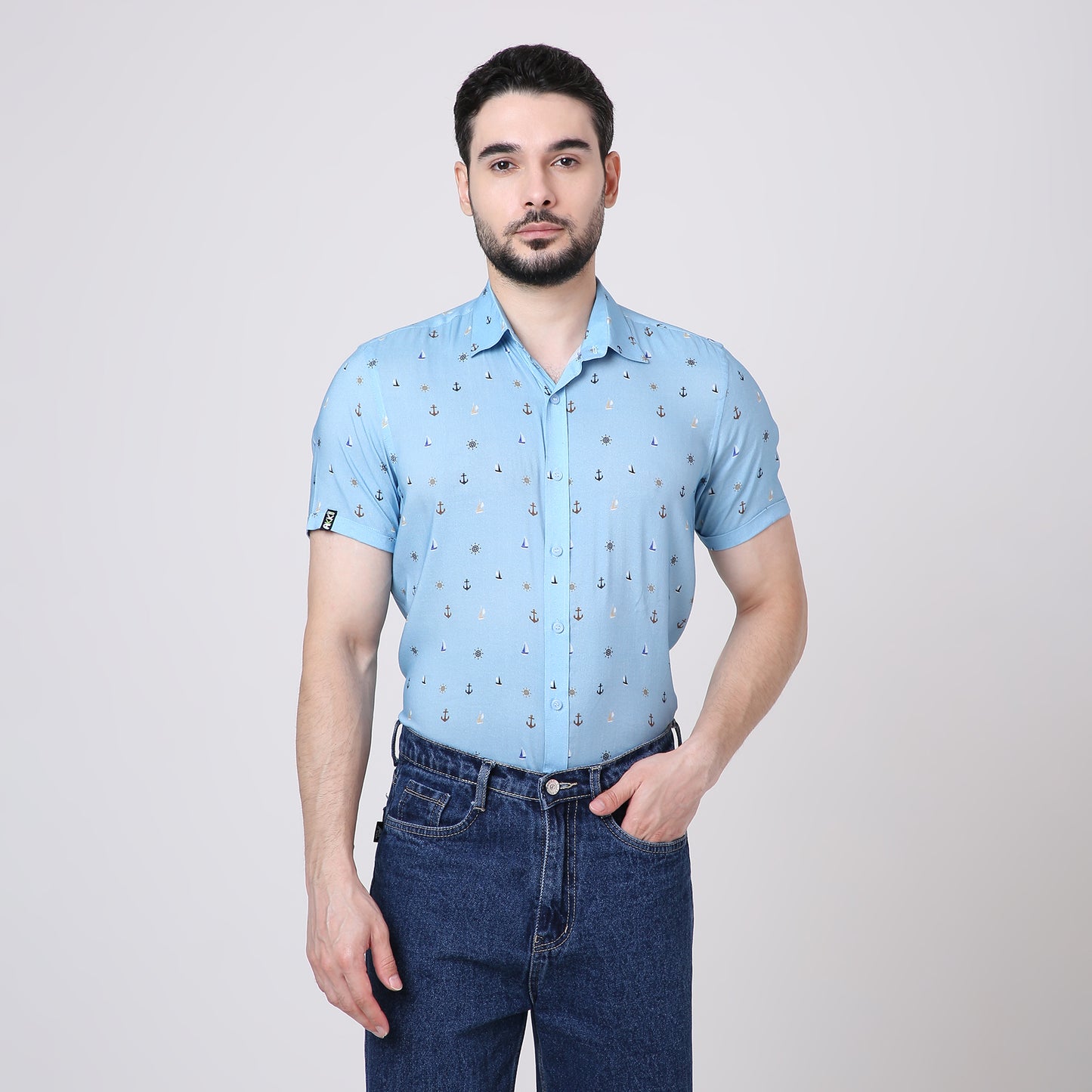 NAUTICAL PRINT SHIRT