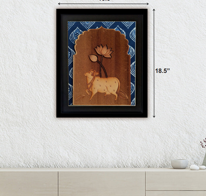 PICHWAI FRAME - Sanganeri Print on Cotton