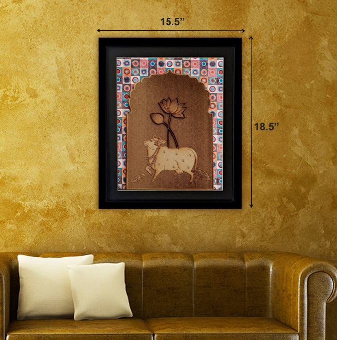 PICHWAI FRAME - Geometric Print on Velvet