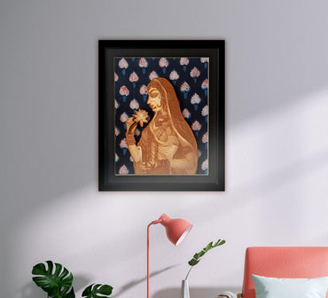 BANI THANI FRAME - Bagru Printed Cotton