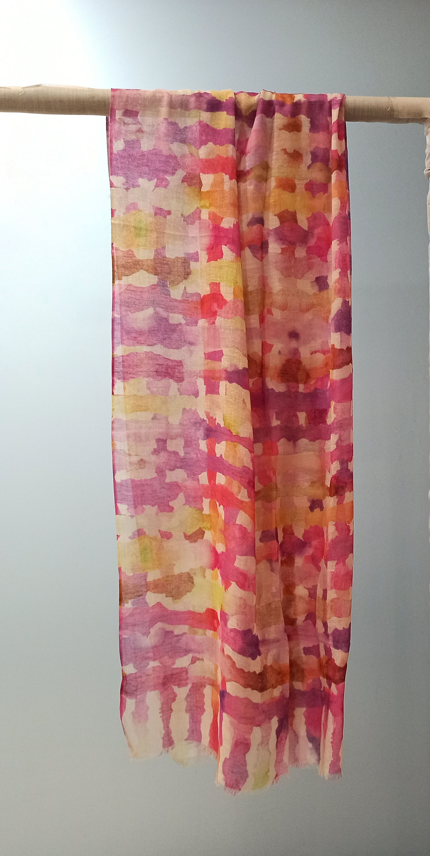 LOTUS BRUSHED HAZE SCARF