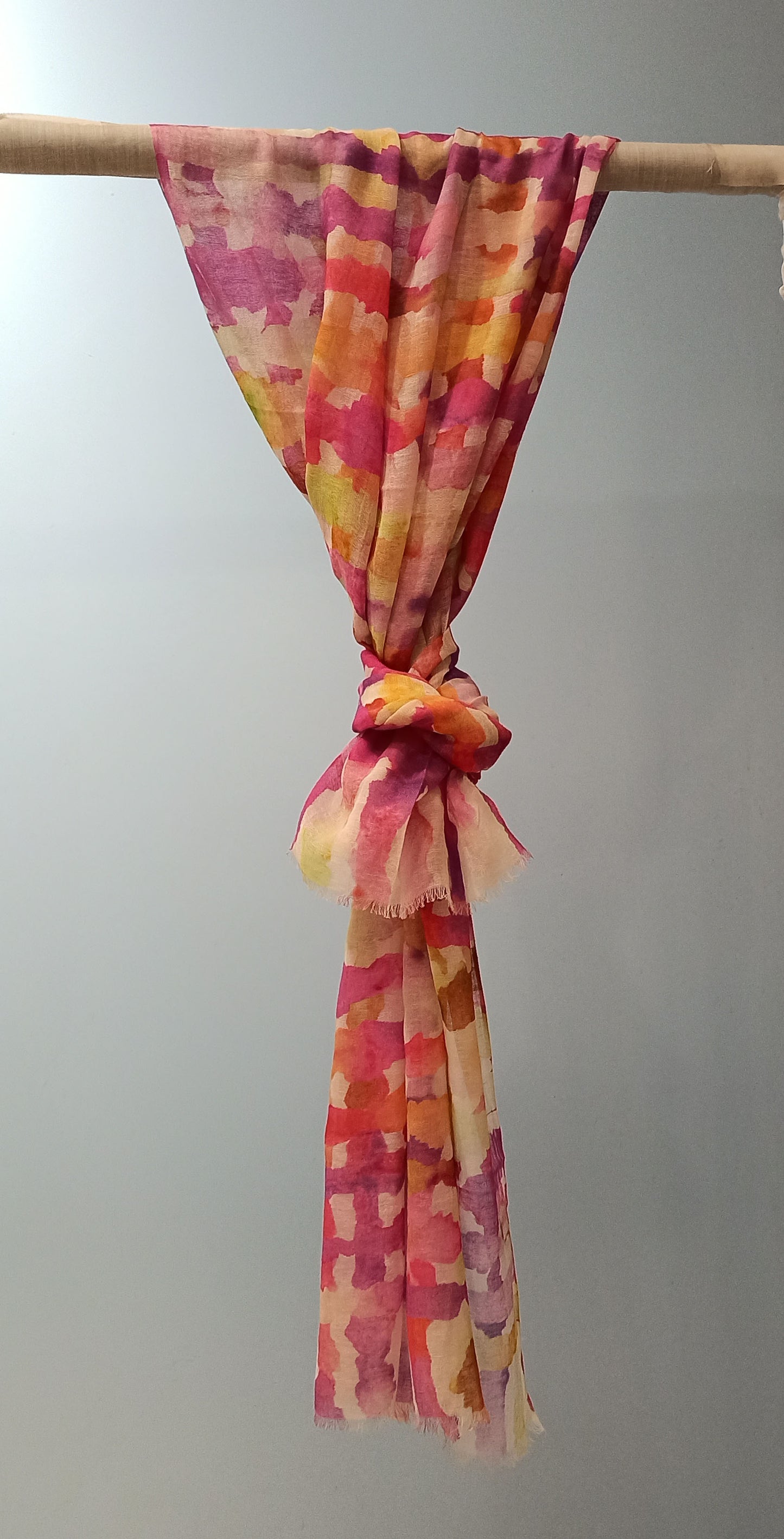 LOTUS BRUSHED HAZE SCARF