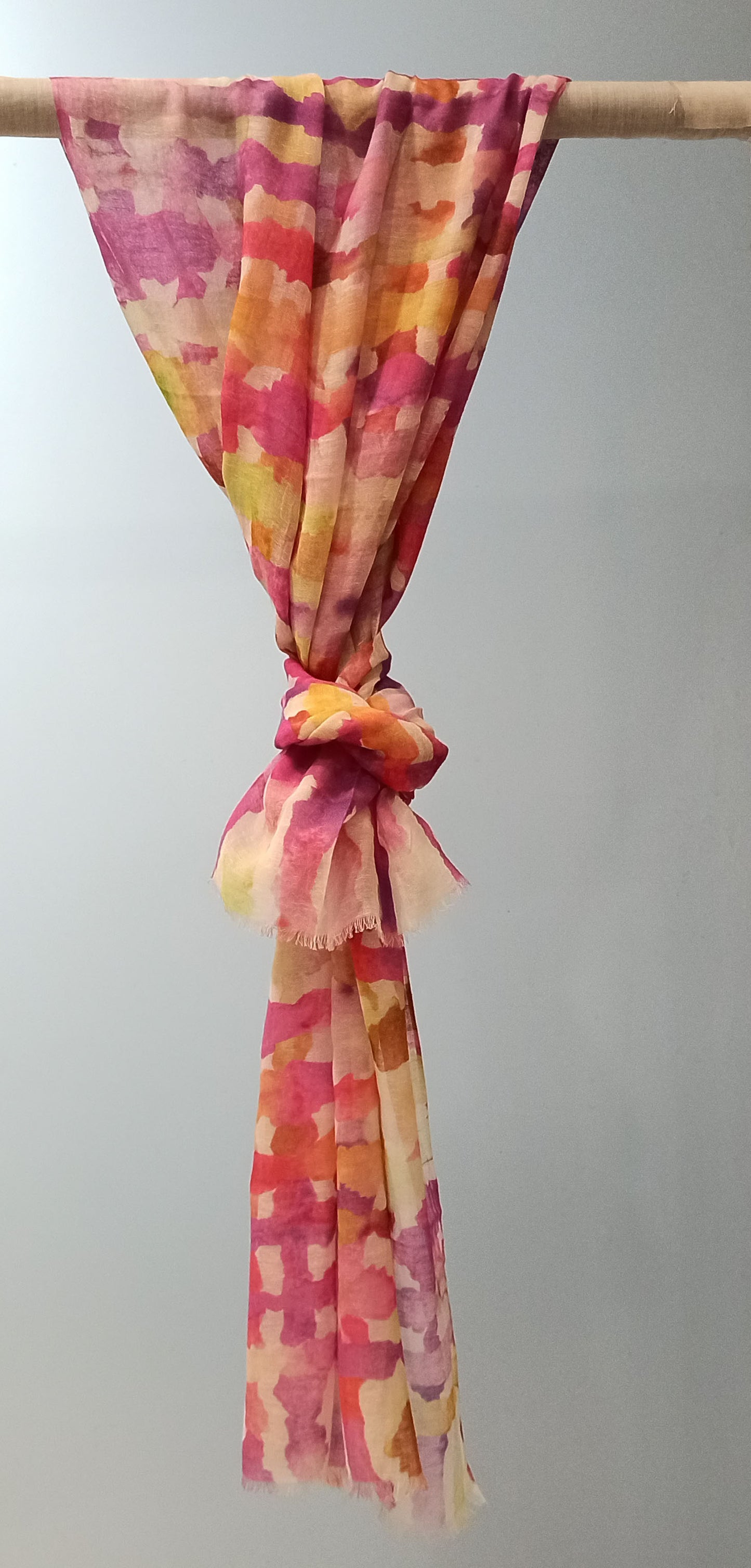 LOTUS BRUSHED HAZE SCARF