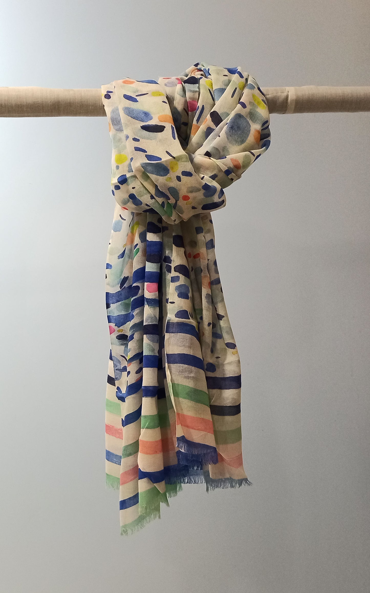 MANGOLIA BLUE MOSAIC SCARF