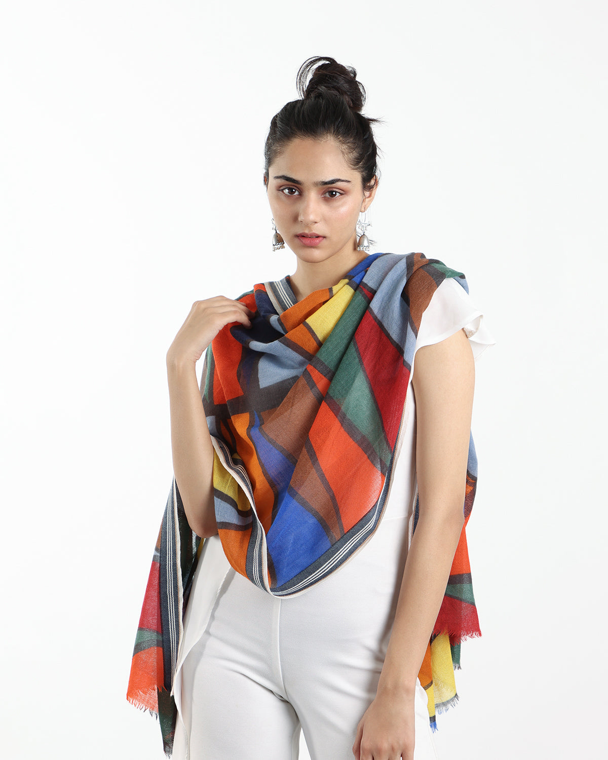 RAINBOW TRIANGLE SCARF