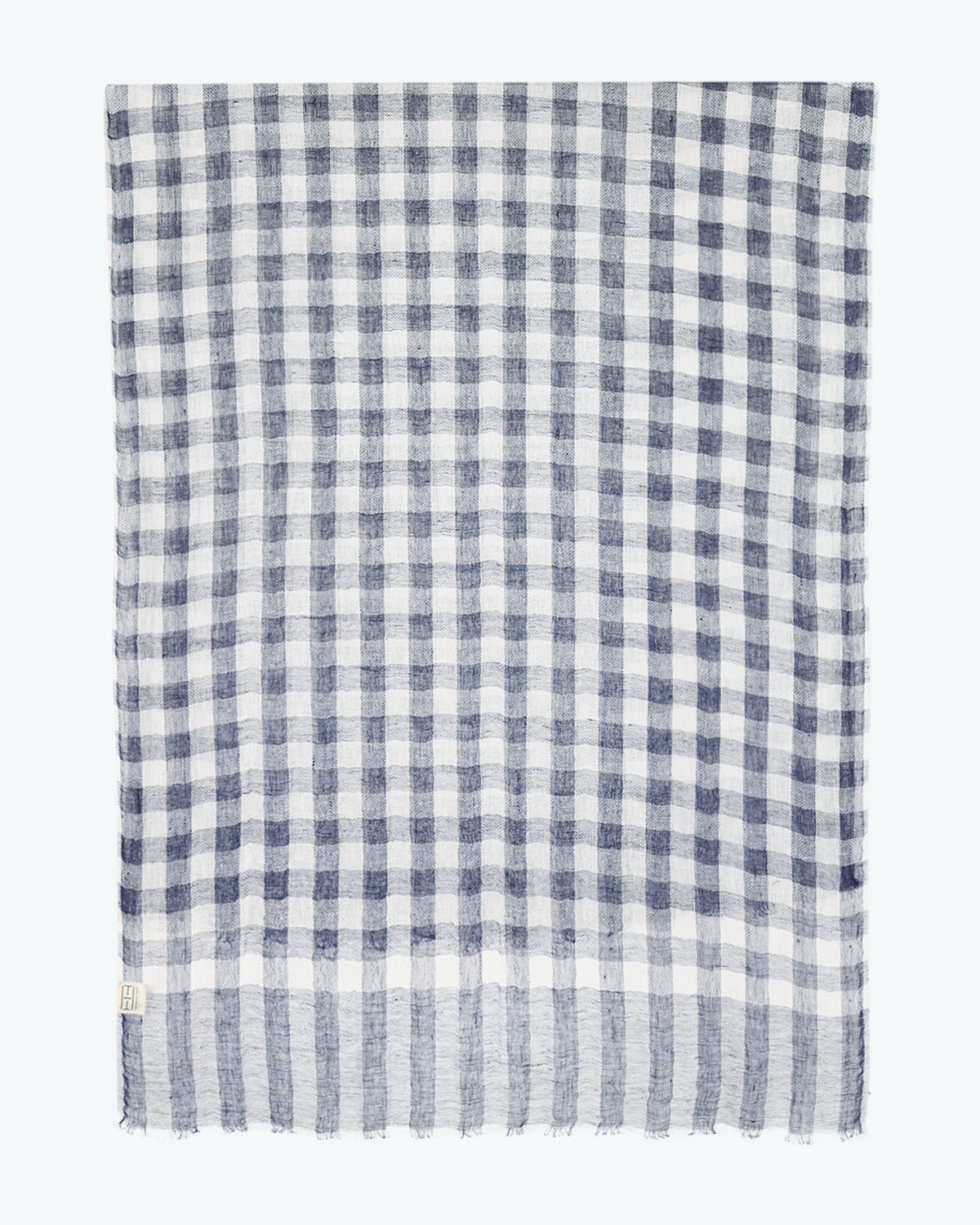 YALE BLUE CHECK SCARF