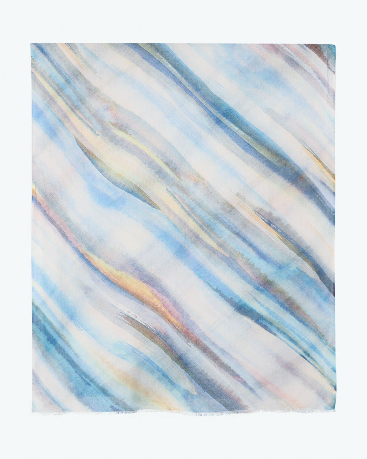 WATERCOLOR WAVES SCARF