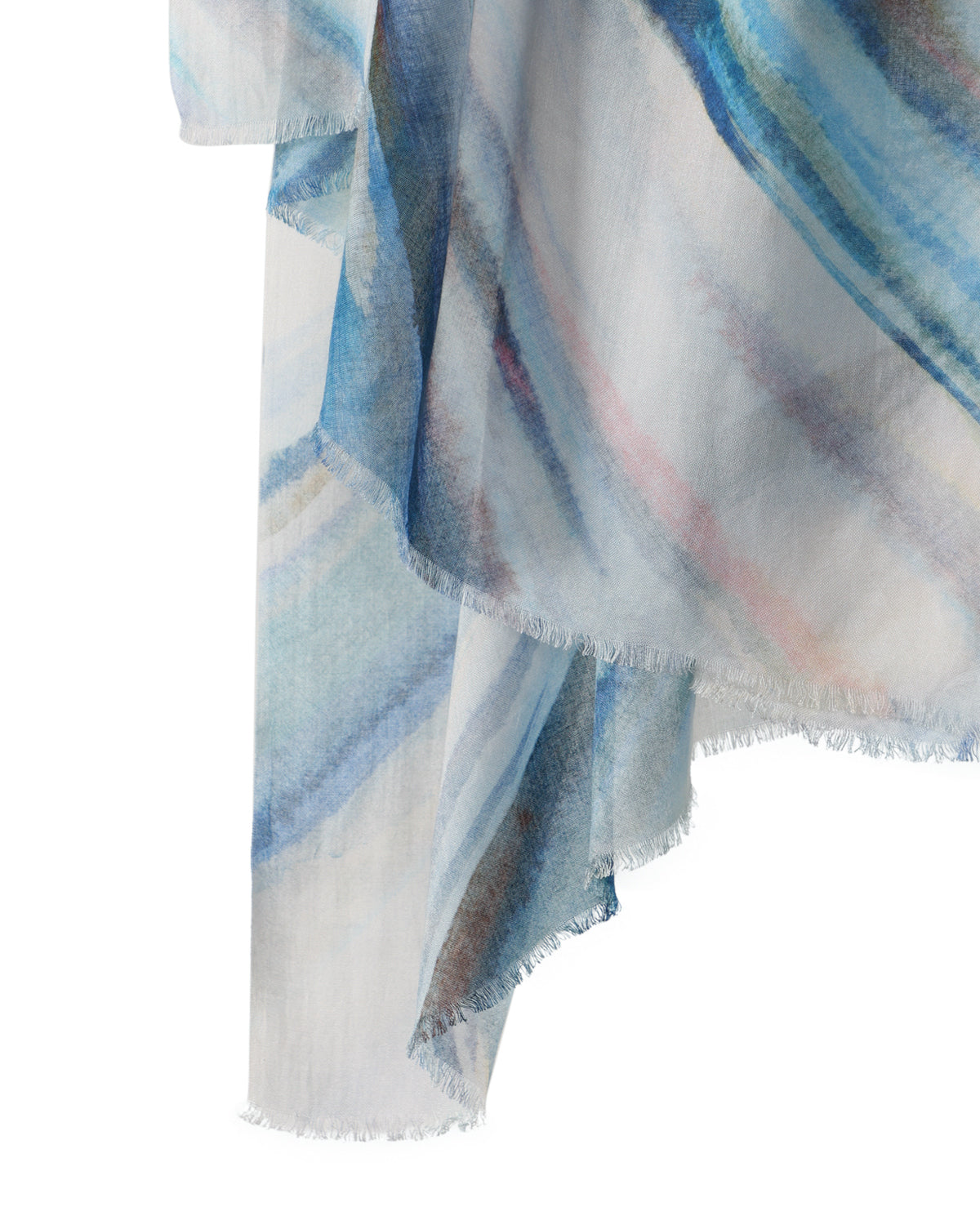 WATERCOLOR WAVES SCARF