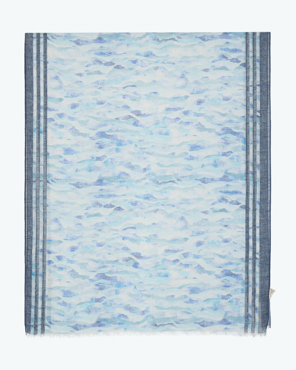 TURQUOISE WAVE SCARF