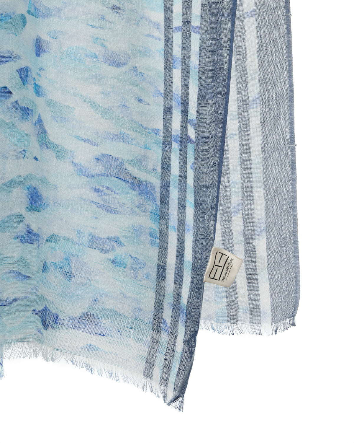 TURQUOISE WAVE SCARF