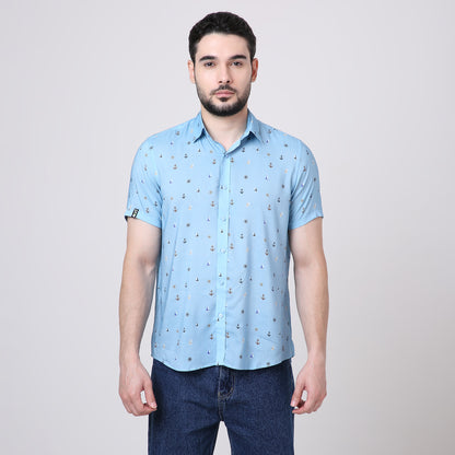 NAUTICAL PRINT SHIRT