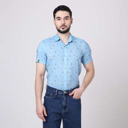 NAUTICAL PRINT SHIRT