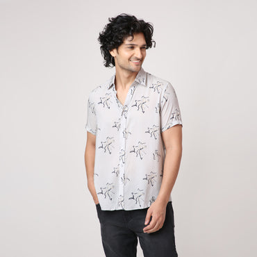 ABSTRACT FLORAL SHIRT