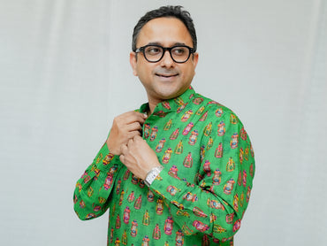 LANTERN PRINTED MEN'S KURTS