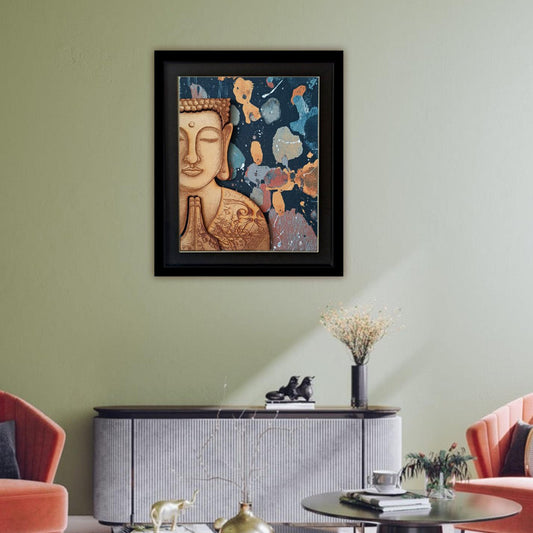 GAUTAMA BUDDHA FRAME - Abstract Print on Canvas