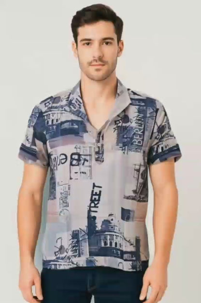 CITYSCAPE PRINTED SHIRT
