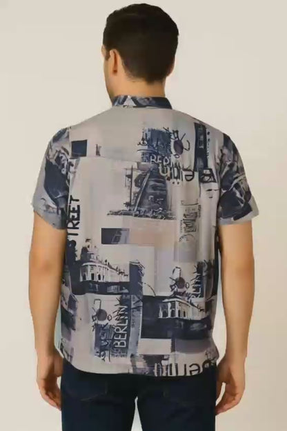 CITYSCAPE PRINTED SHIRT