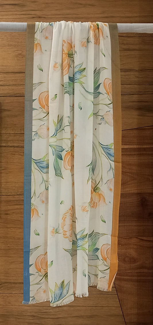 GARDEN FLORAL SCARF