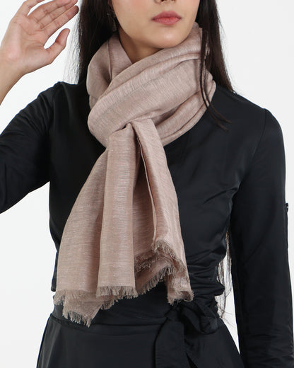 FOSSIL BROWN SCARF