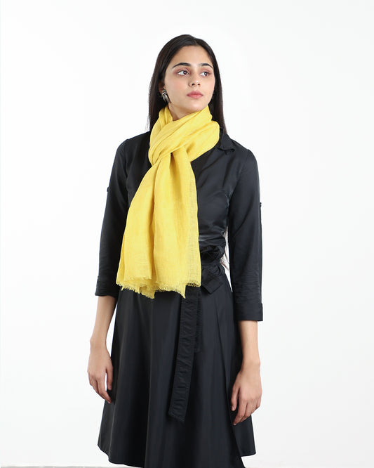 AMBER YELLOW SCARF