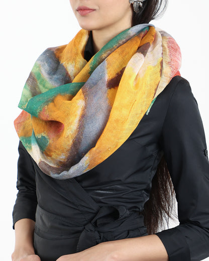 ABSTRACT ART SCARF
