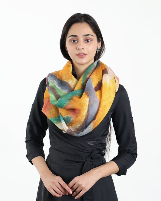 ABSTRACT ART SCARF