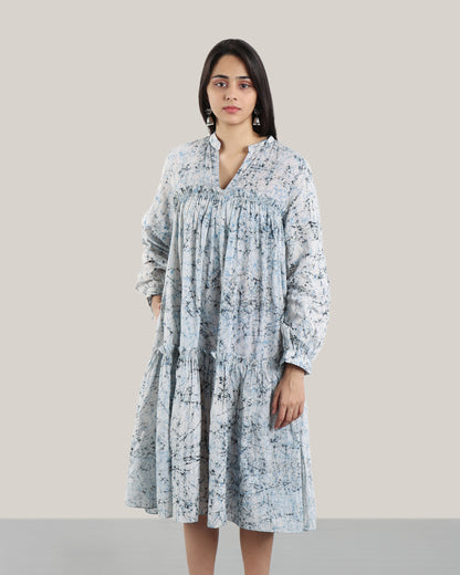 Batik Jive Dress (Blue)