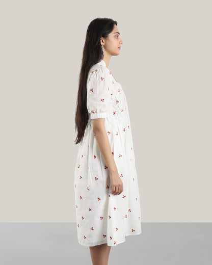 Embroidered (Multicolor) Moon Walk Dress