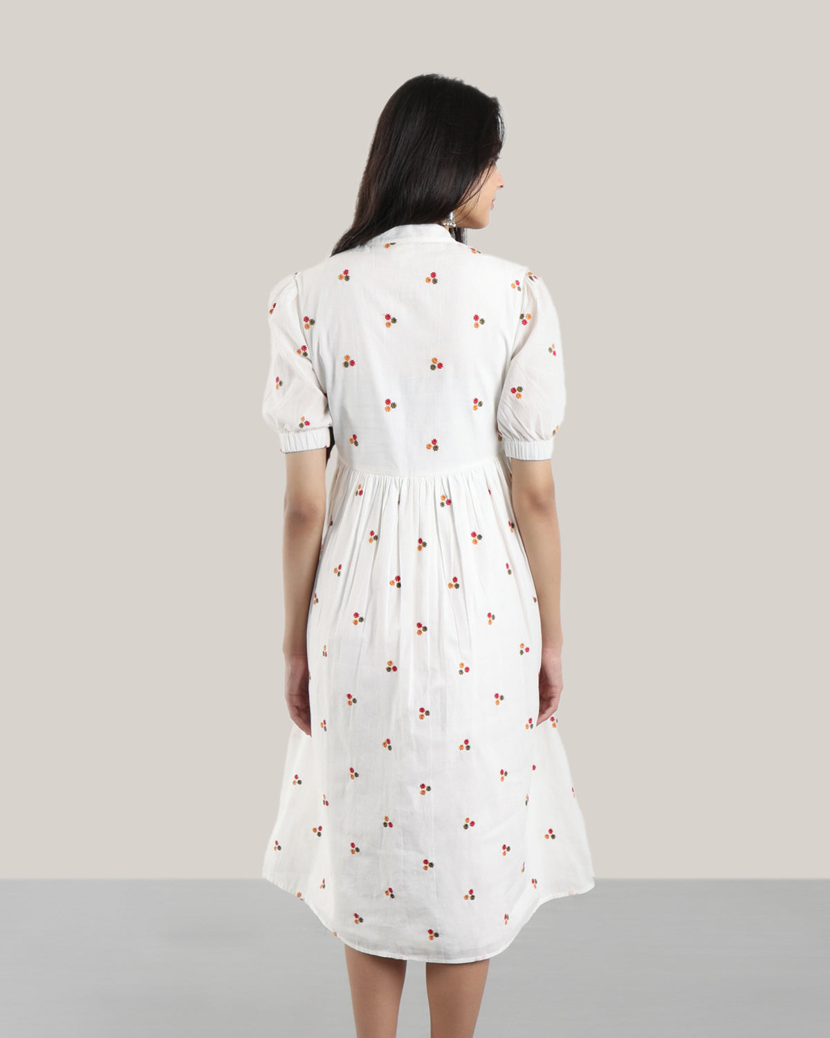 Embroidered (Multicolor) Moon Walk Dress
