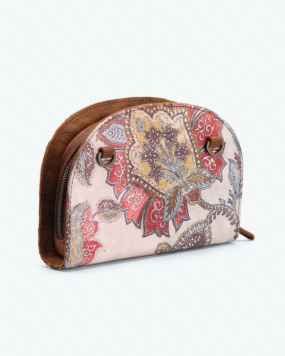 KALAMKARI HALF MOON  SLING BAG